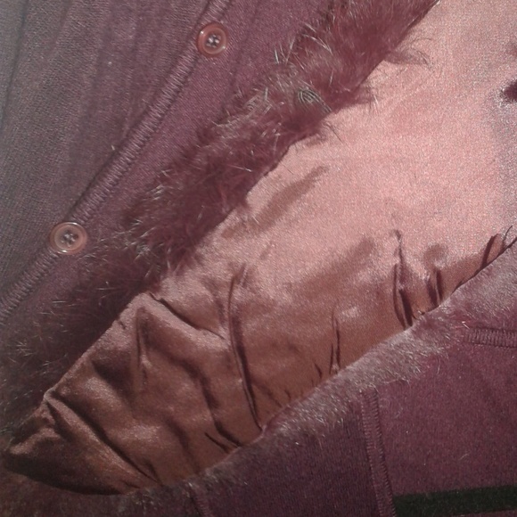 ~VINTAGE~ MAROON BEBE 3 PC SWEATER SET - Picture 7 of 8